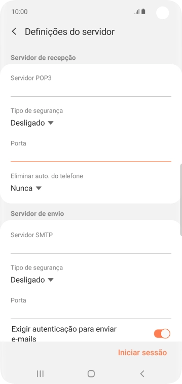 Prima a lista suspensa sob 