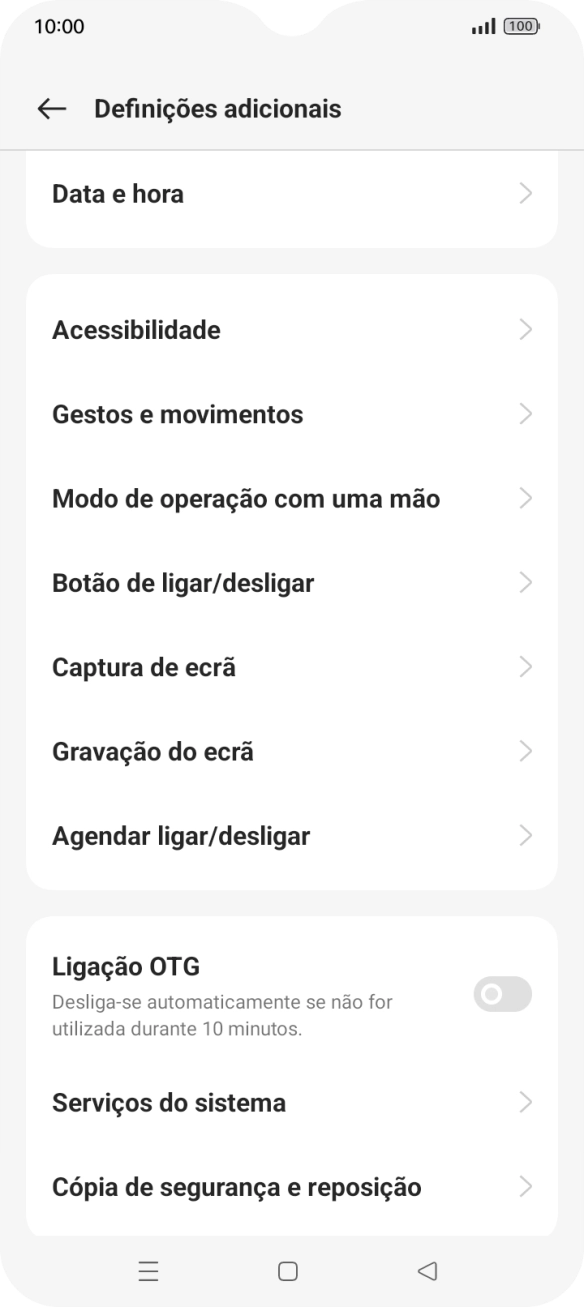Prima Cópia de segurança e reposição.
