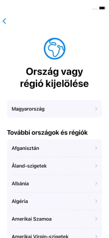 Válaszd ki a kívánt országot vagy régiót.