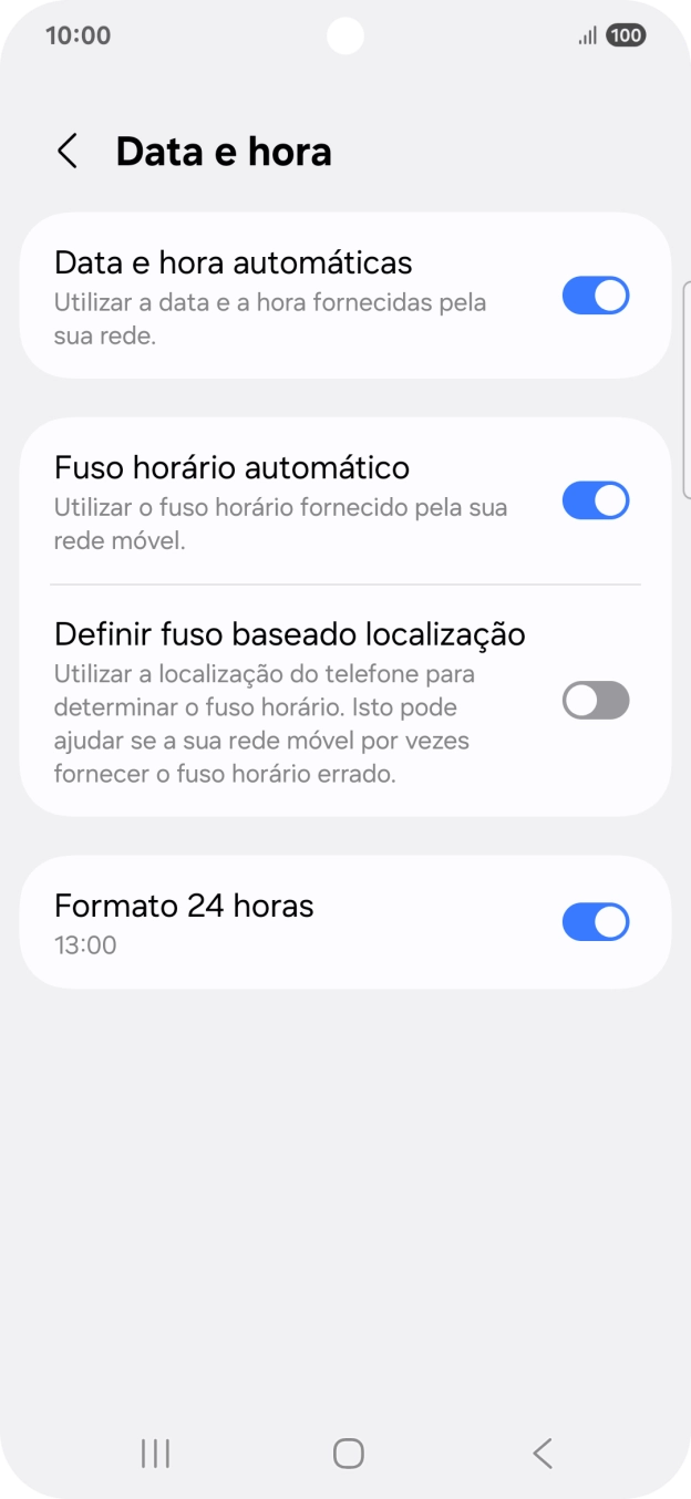 Prima a tecla de início para terminar e voltar ao ecrã inicial.