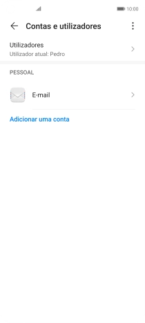 Para voltar ao ecrã inicial, deslize o dedo de baixo para cima a partir da base do ecrã.