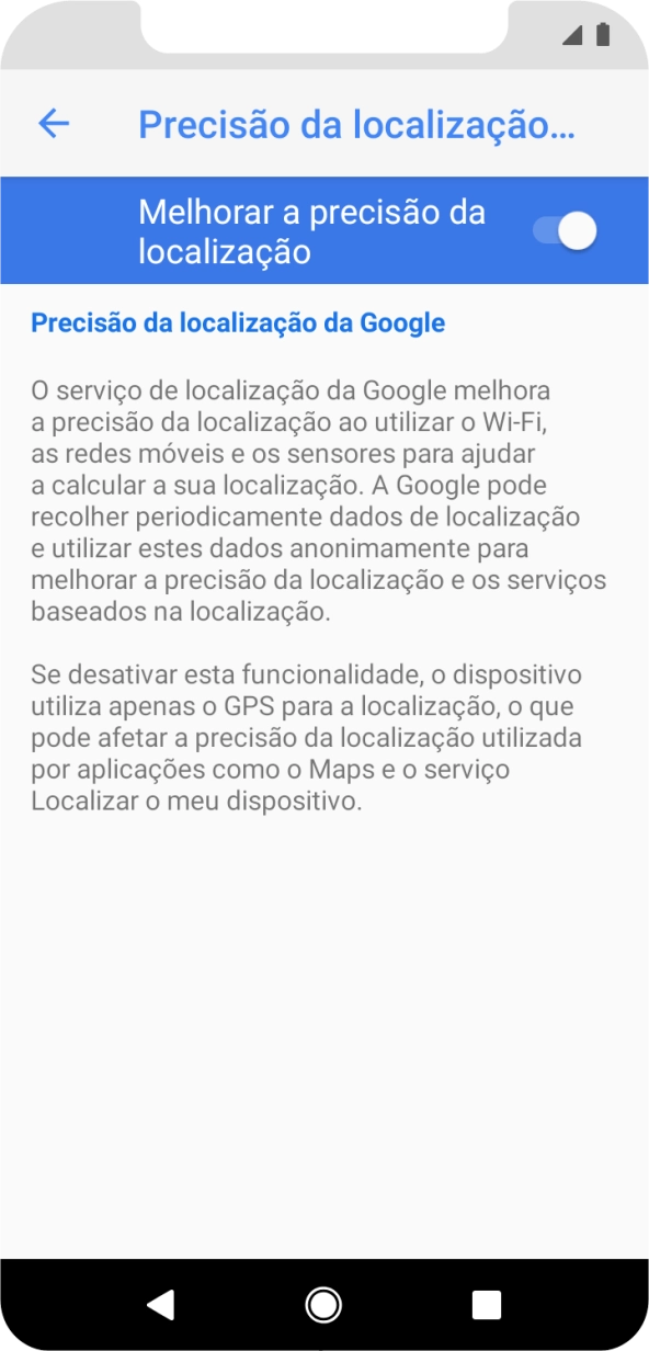 Se premir o indicador junto a 