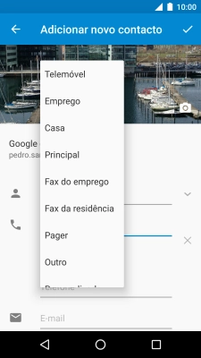 Prima o tipo de número pretendido.