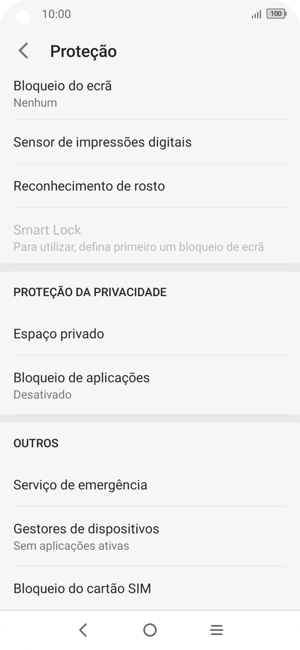 Prima a tecla de início para terminar e voltar ao ecrã inicial.