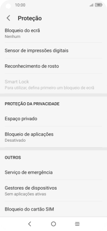 Prima a tecla de início para terminar e voltar ao ecrã inicial.