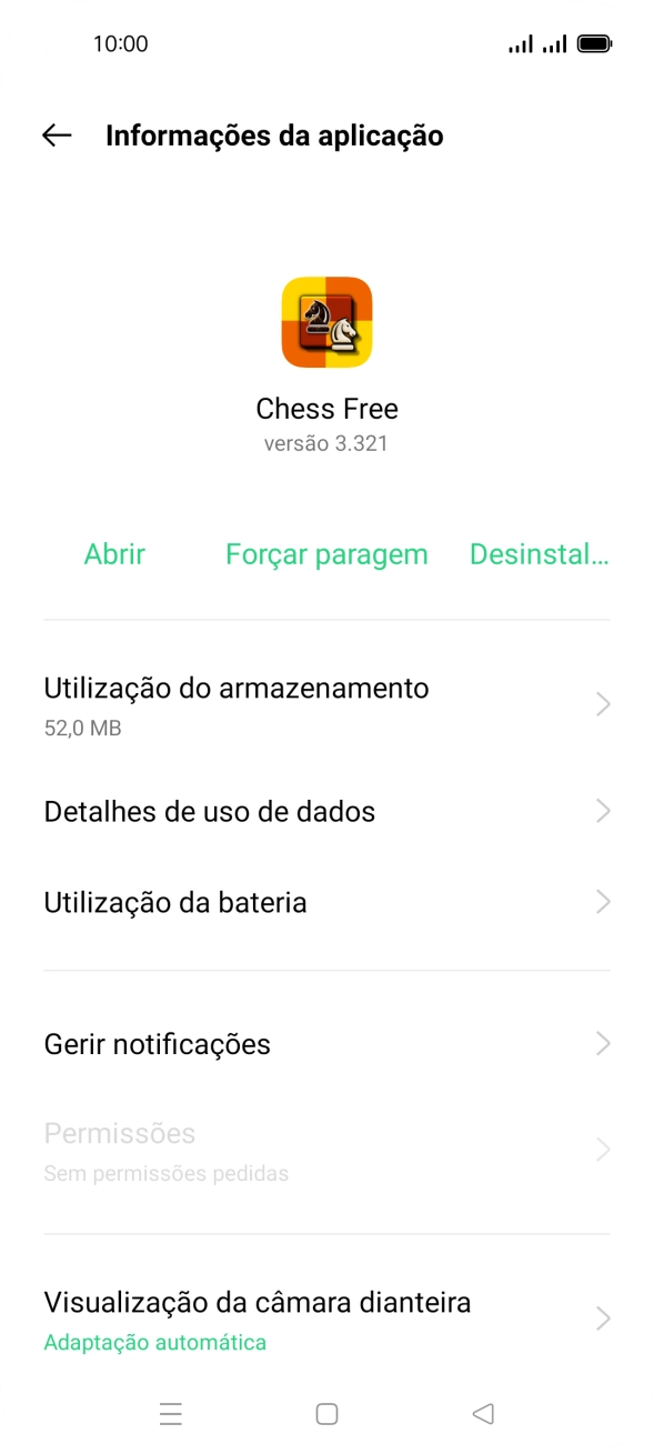 Prima Utilização do armazenamento.