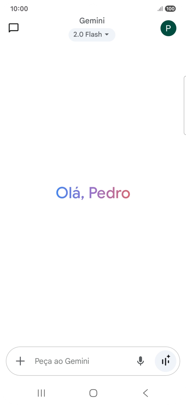 Prima o ícone de perfil.