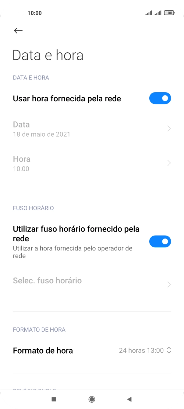 Prima a tecla de início para terminar e voltar ao ecrã inicial.