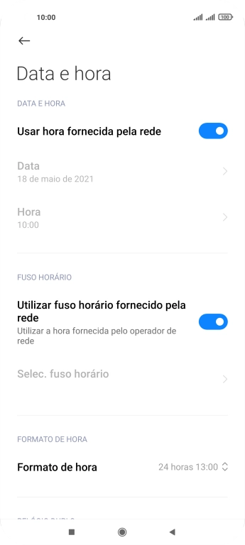 Prima a tecla de início para terminar e voltar ao ecrã inicial.