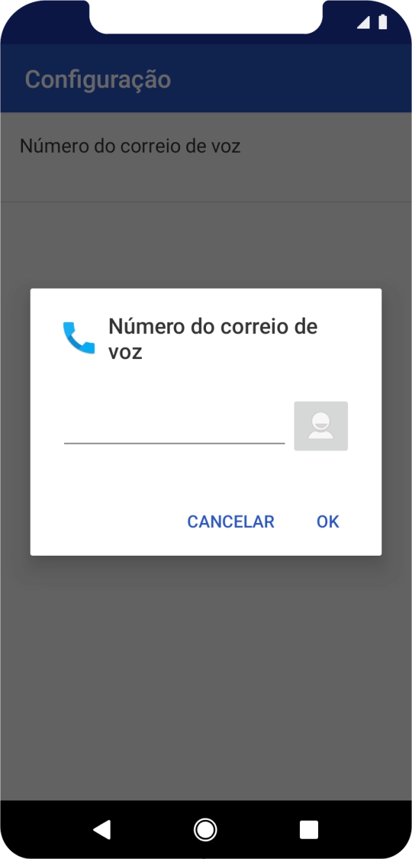 Introduza 123 e prima OK.