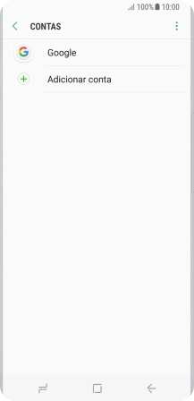 Prima Adicionar conta.