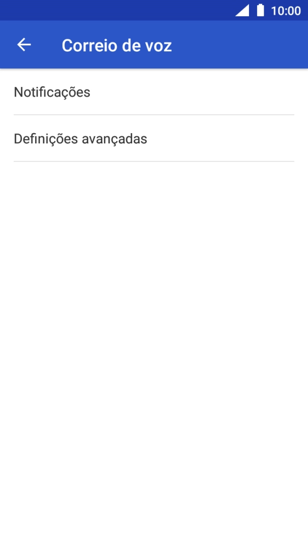 Prima Definições avançadas.