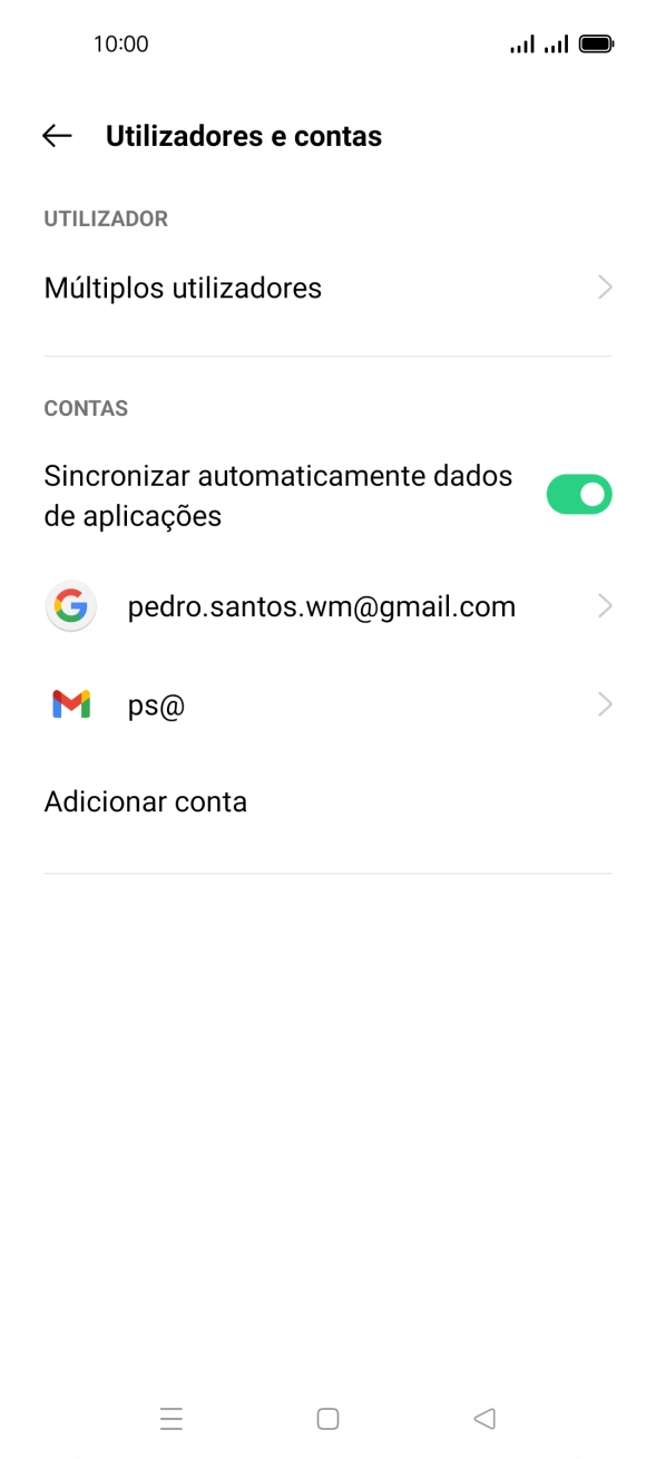 Prima a tecla de início para terminar e voltar ao ecrã inicial.