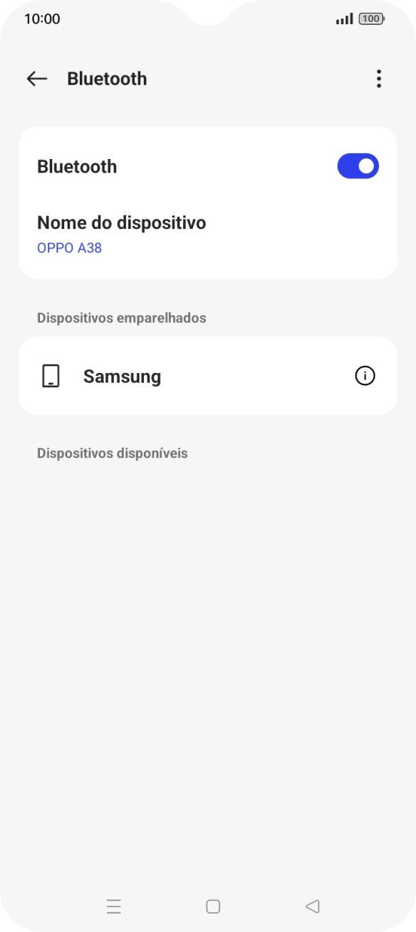 Prima a tecla de início para terminar e voltar ao ecrã inicial.