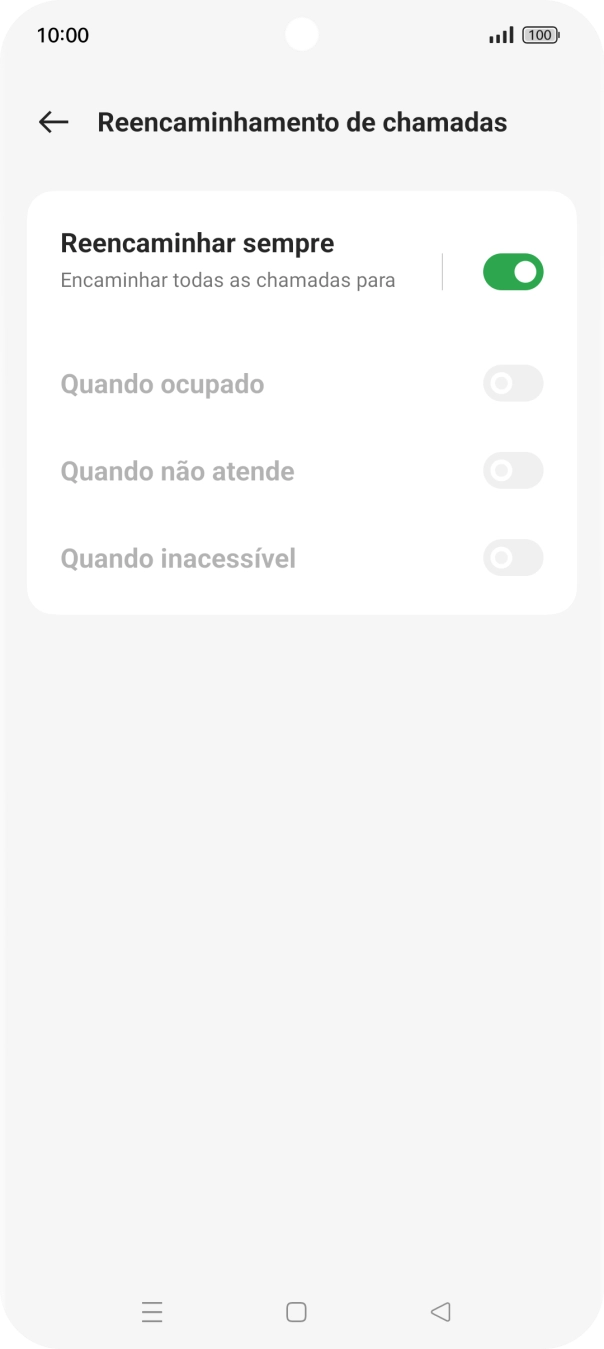 Prima o indicador junto ao tipo de desvio pretendido.