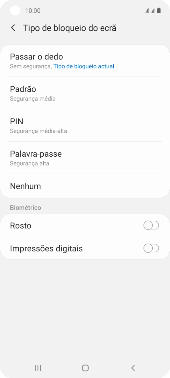 Prima Impressões digitais.