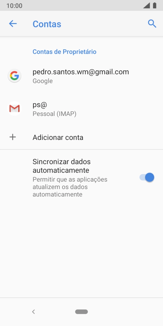 Prima a tecla de início para terminar e voltar ao ecrã inicial.