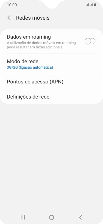Prima Pontos de acesso (APN).