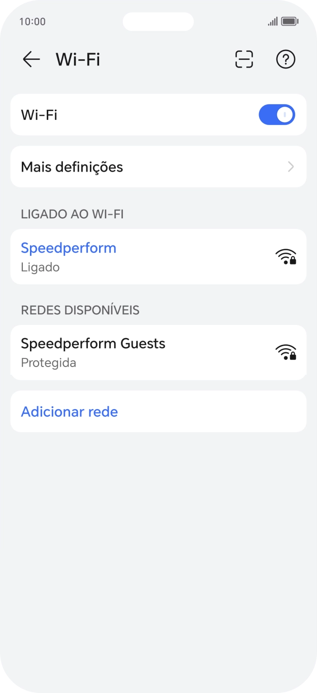 Para voltar ao ecrã inicial, deslize o dedo de baixo para cima a partir da base do ecrã.