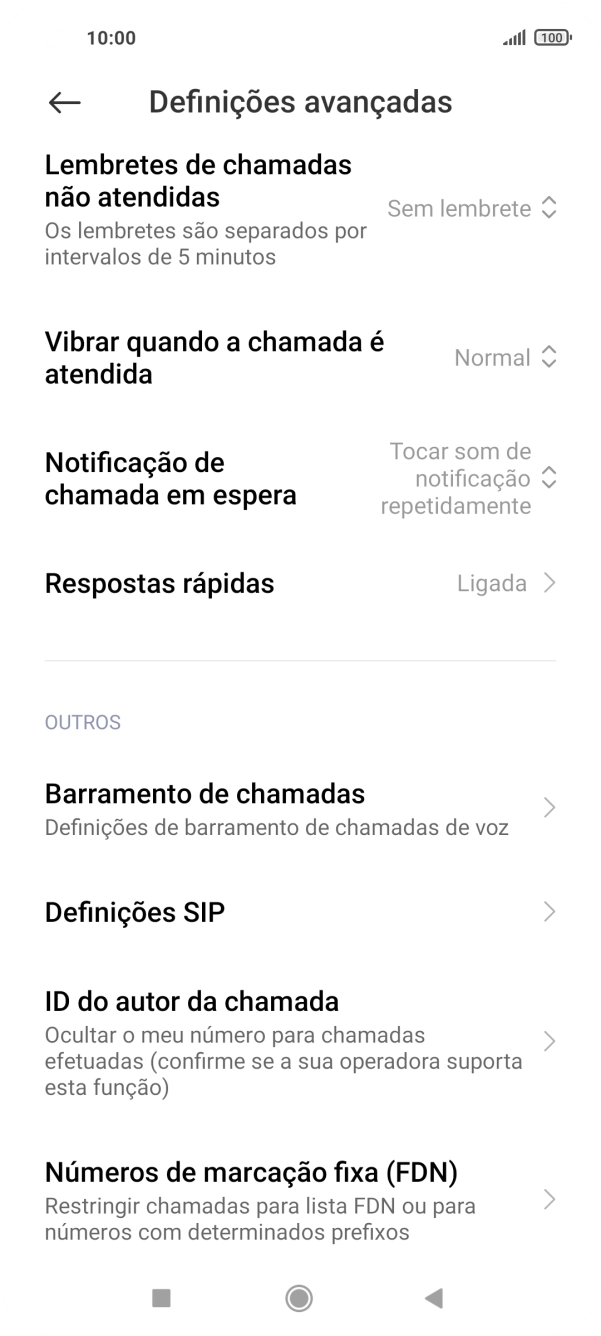 Prima Números de marcação fixa (FDN).