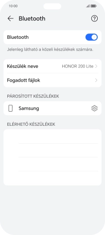 Húzd az ujjad felfelé a kijelző aljáról, hogy visszatérj a kezdőképernyőhöz.