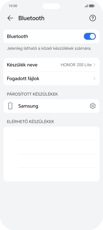 Húzd az ujjad felfelé a kijelző aljáról, hogy visszatérj a kezdőképernyőhöz.