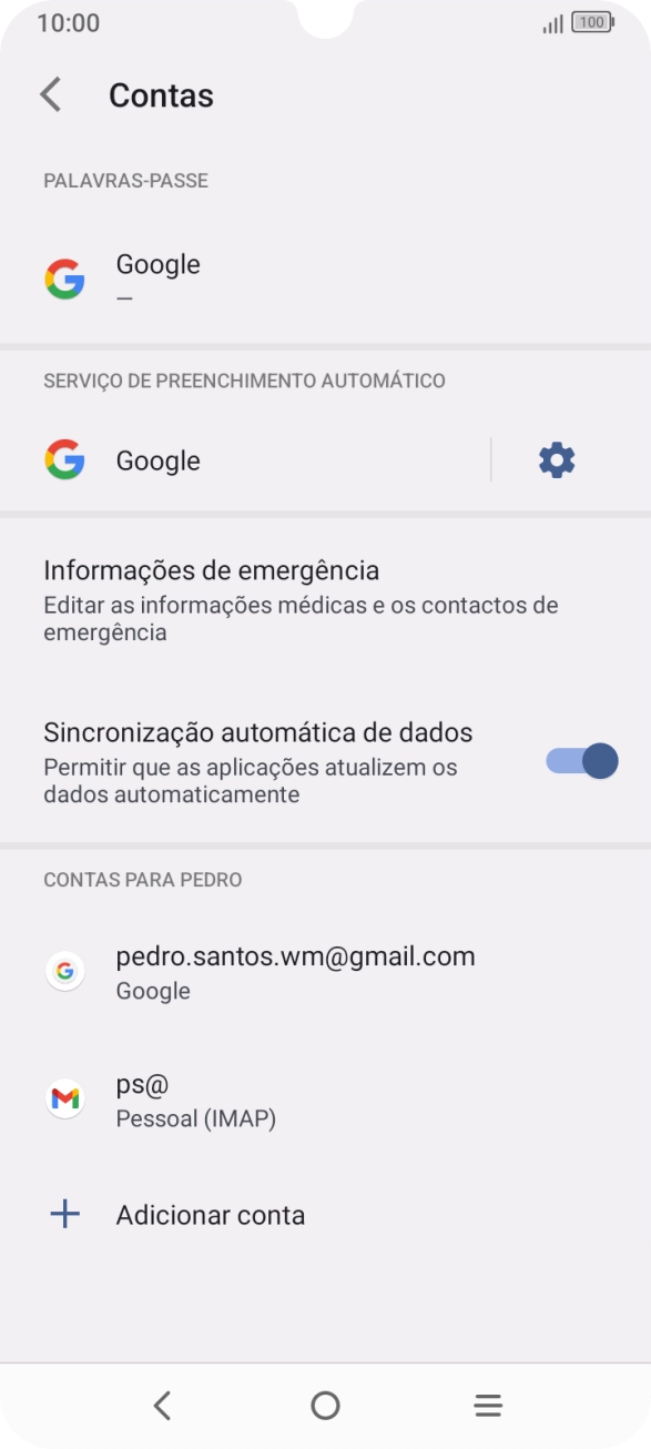 Prima a tecla de início para voltar ao ecrã inicial.