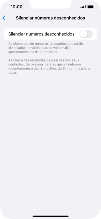 Para voltar ao ecrã inicial, deslize o dedo de baixo para cima a partir da base do ecrã.