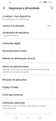 Prima Acesso à localização.