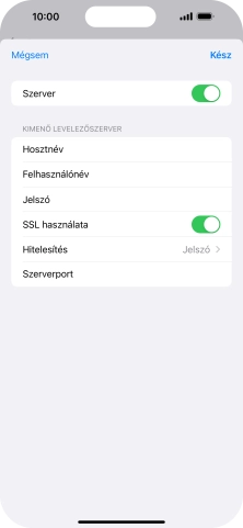 Válaszd a Hitelesítés lehetőséget.