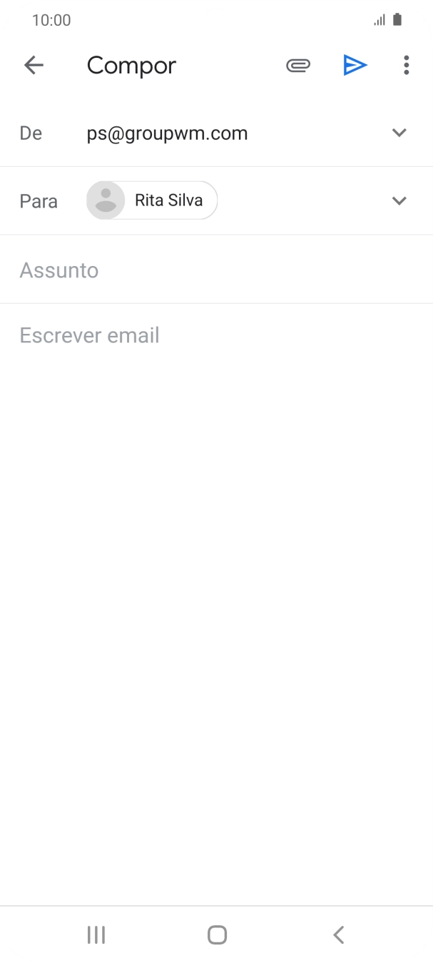 Prima Assunto e introduza o assunto pretendido.