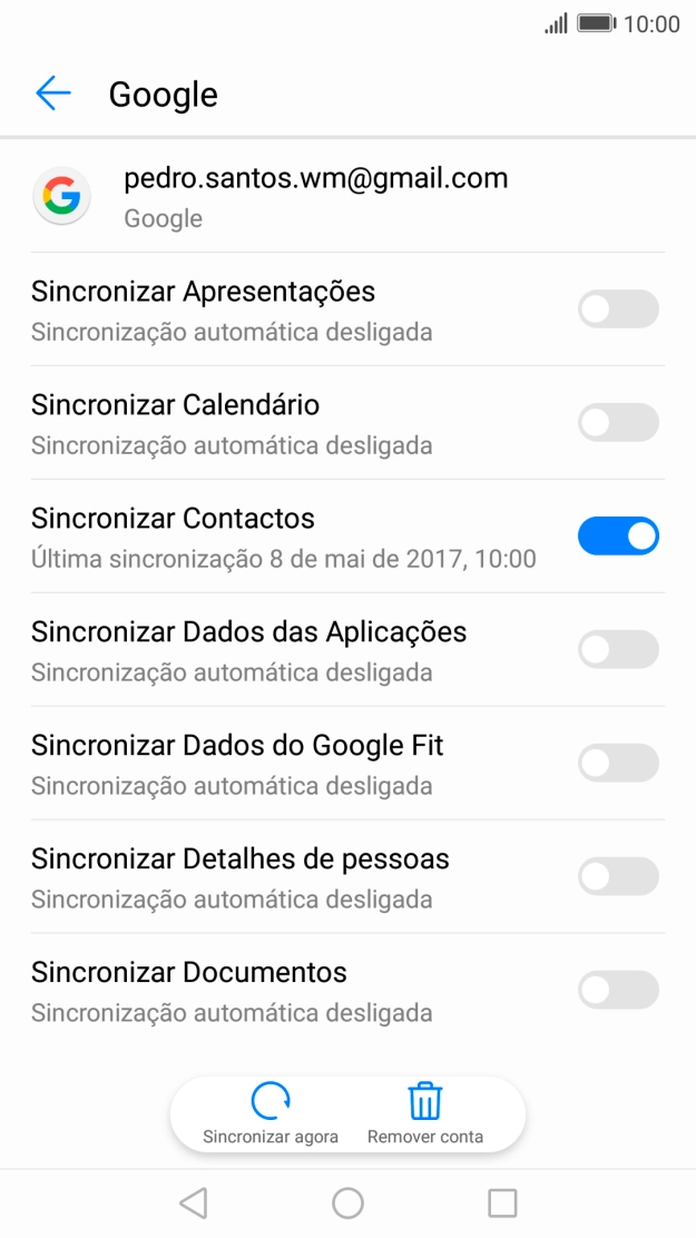 Prima a tecla de início para terminar e voltar ao ecrã inicial.
