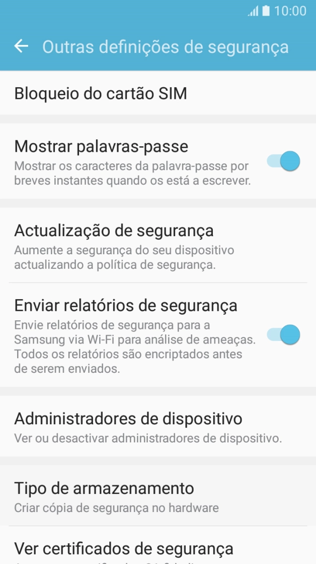 Prima Bloqueio do cartão SIM.