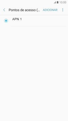 Prima ADICIONAR.
