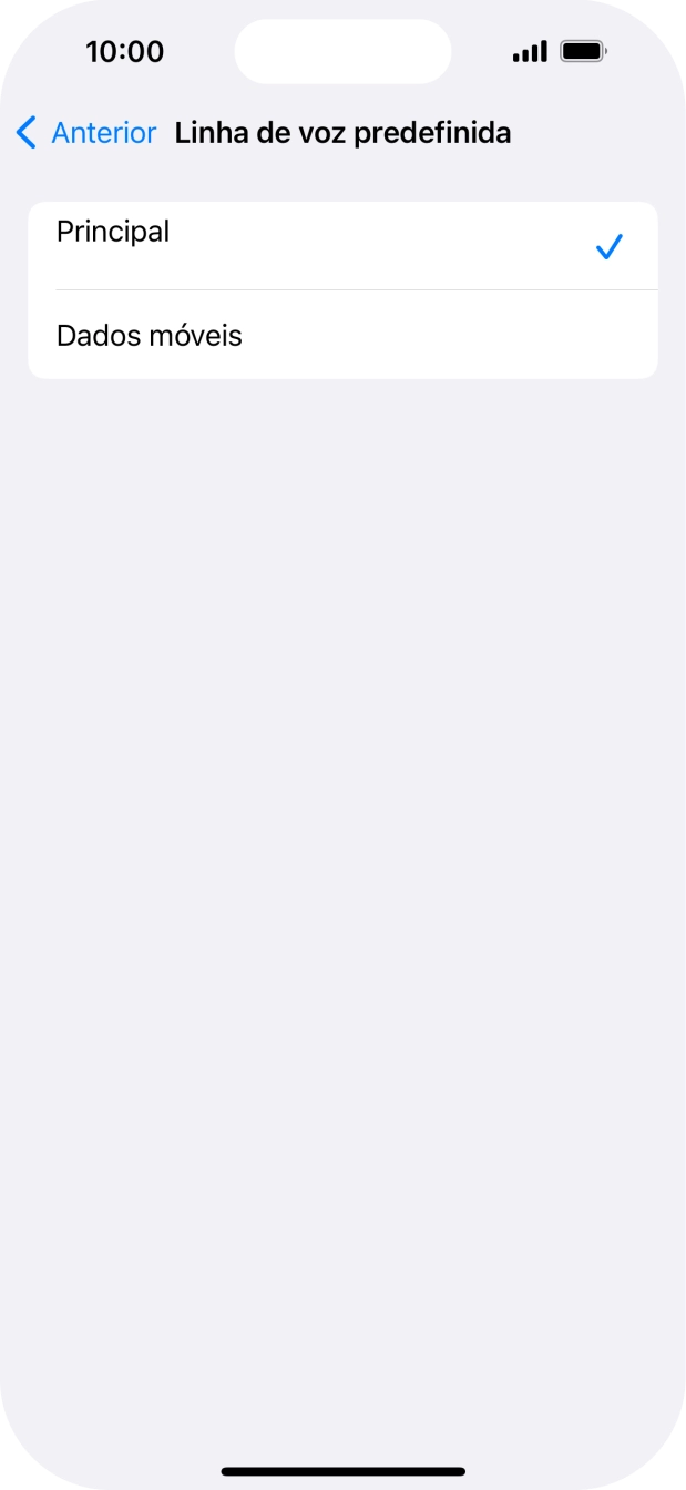 Prima o plano pretendido.