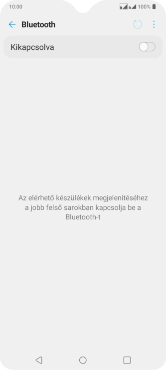 Kattints a csúszkára a funkció bekapcsolásához.