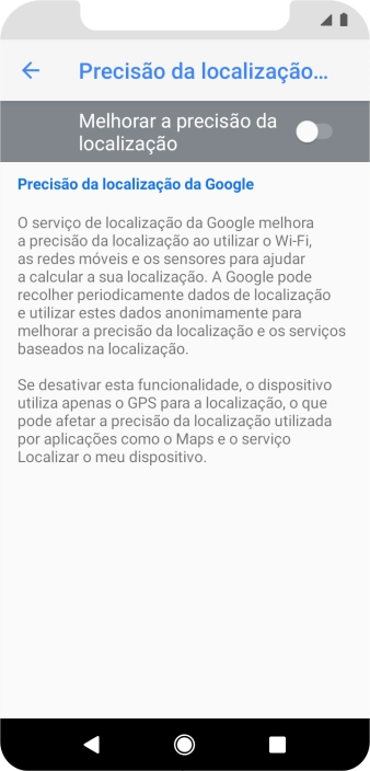 Se premir o indicador junto a 