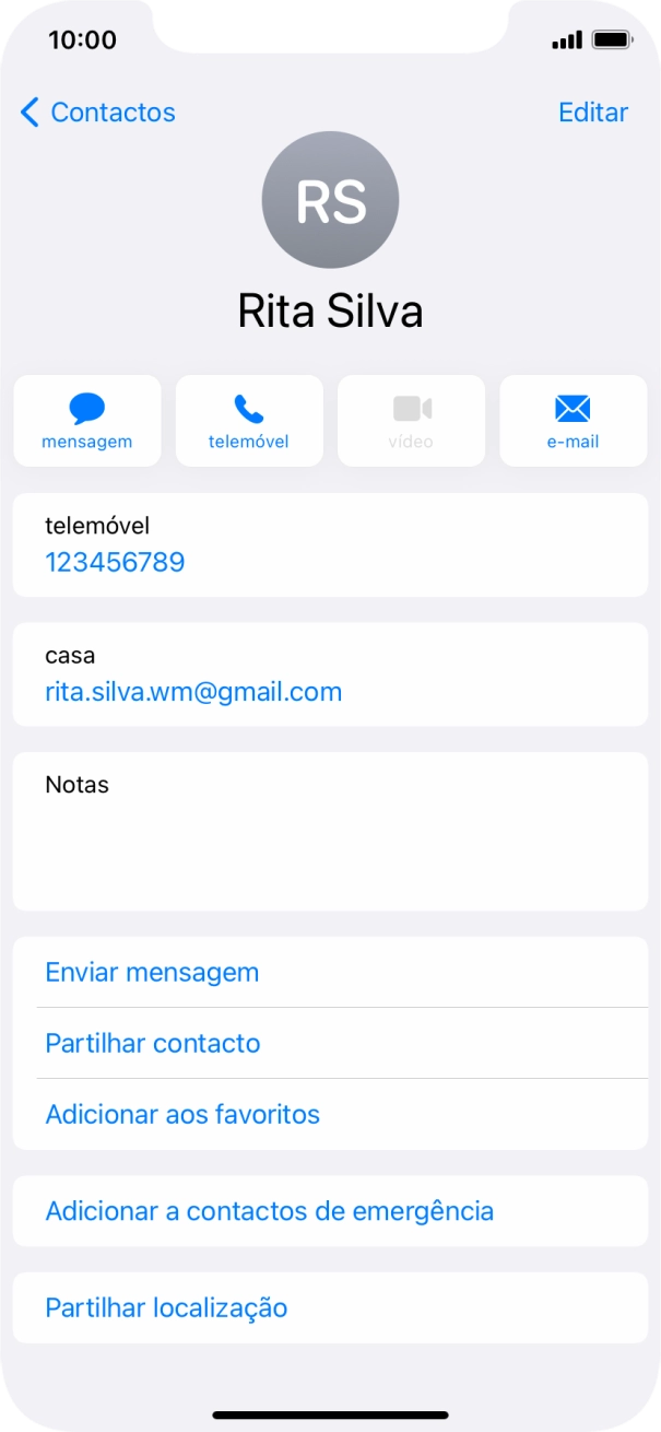 Prima o número pretendido.