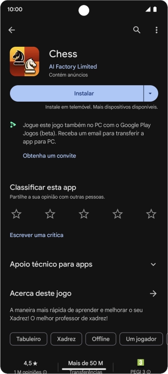 Para voltar ao ecrã inicial, deslize o dedo de baixo para cima a partir da base do ecrã.