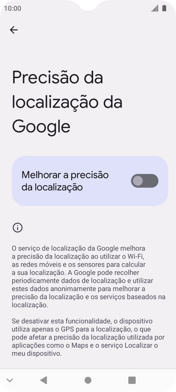 Se premir o indicador junto a 