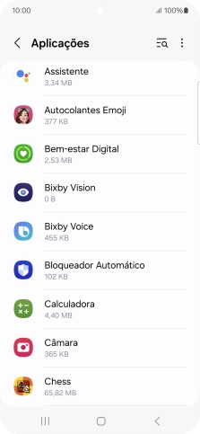 Prima a app pretendida.