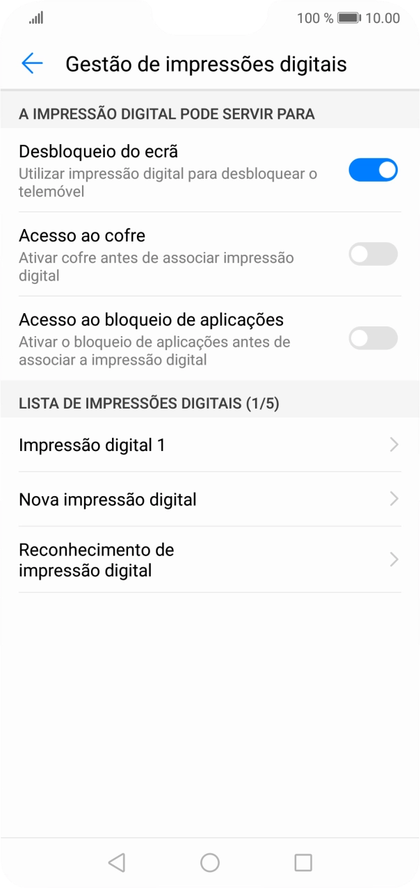 Prima a tecla de retrocesso.