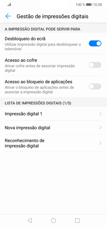 Prima a tecla de retrocesso.