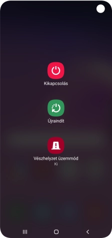 Válaszd a Kikapcsolás lehetőséget.