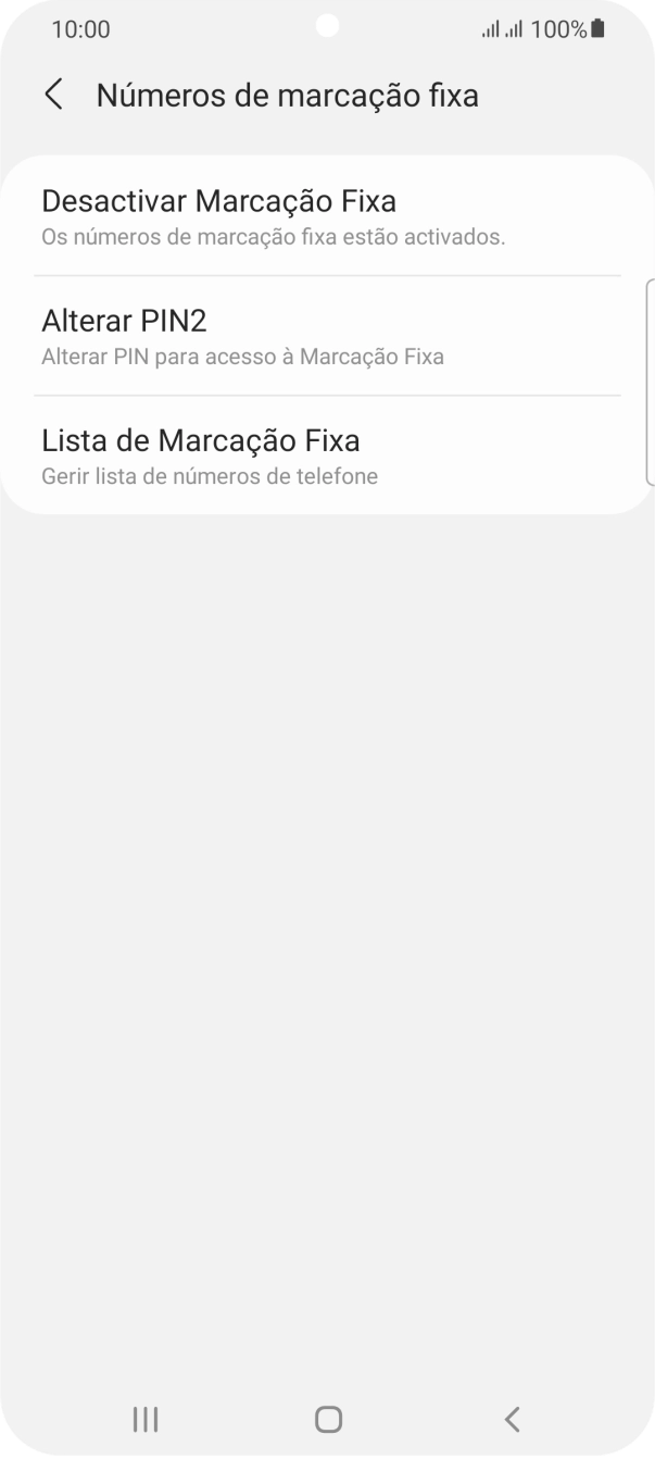 Prima Desactivar Marcação Fixa.