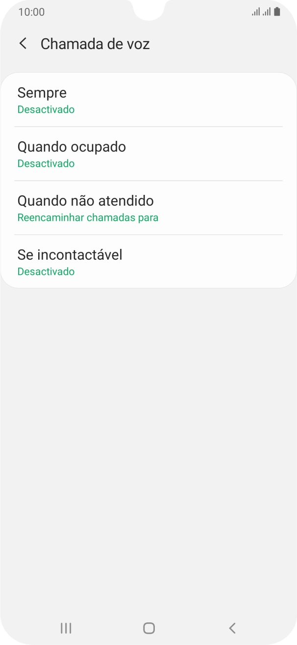 Prima a tecla de início para terminar e voltar ao ecrã inicial.