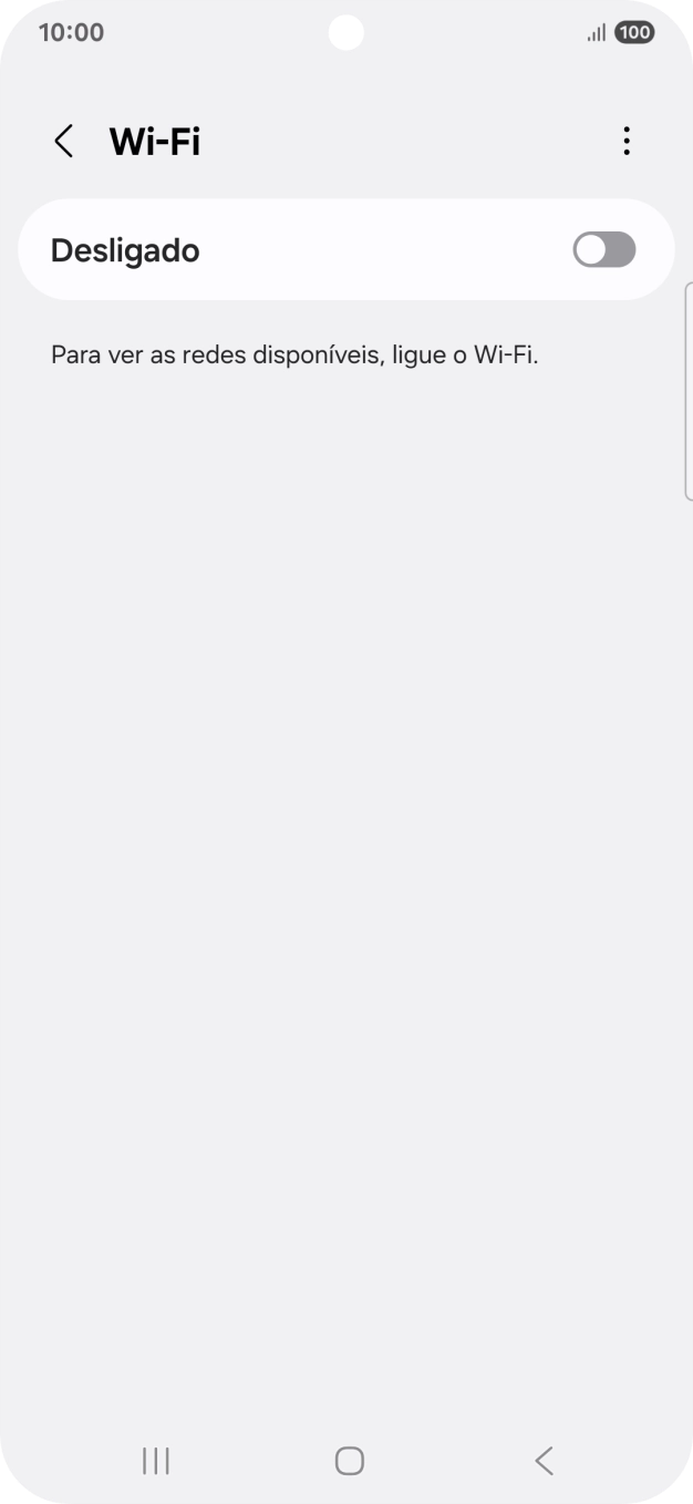 Prima o indicador para ativar a função.