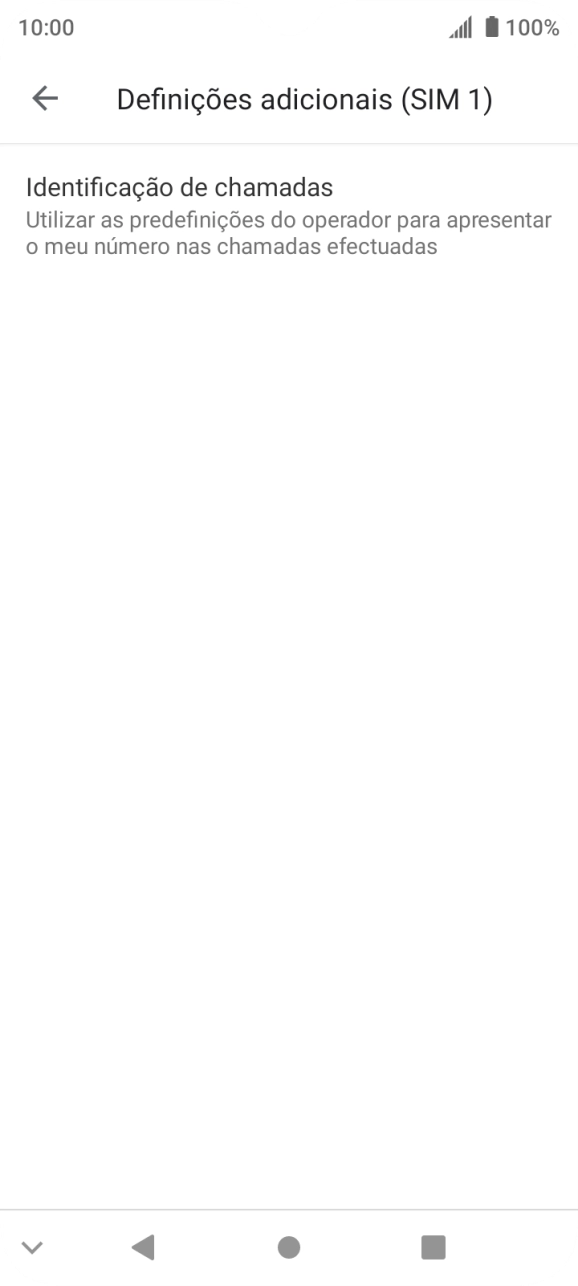 Prima Identificação de chamadas.