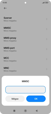 Írd be azt, hogy http://mms.vodafone.hu/servlets/mms, és válaszd az OK lehetőséget.