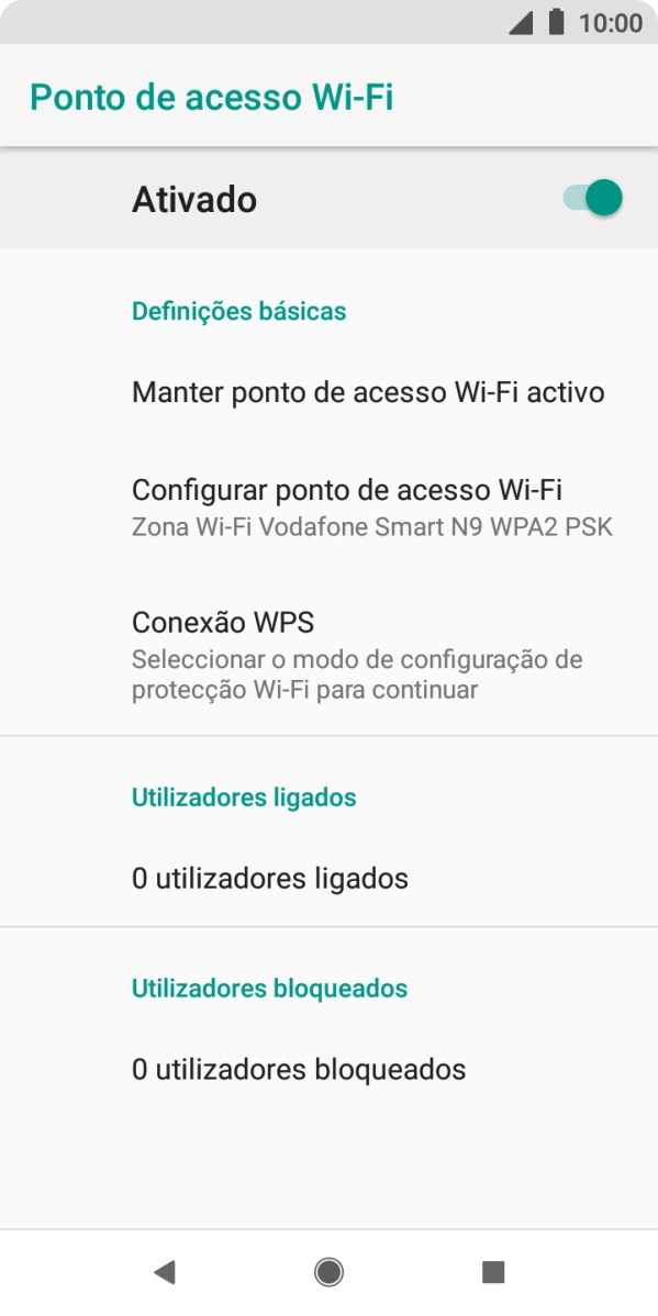 Prima a tecla de início para terminar e voltar ao ecrã inicial.